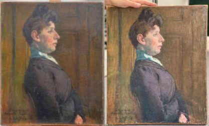 Art Restoration Before And AFter